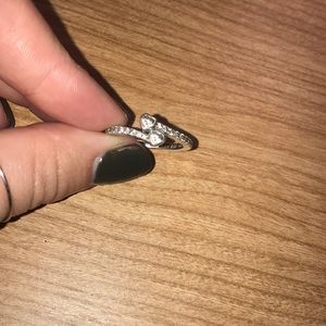 Pandora Forever Hearts Ring, Clear CZ